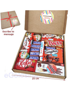 MAXI CAJA CHOCOLOVERS con DEDICATORIA
