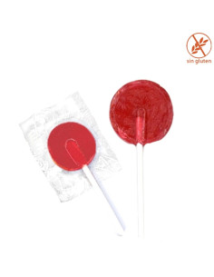 Piruletas Redondas Cereza Bolsa 100Uds Caramelos Cerdán