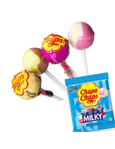 Chupa Chups Milky 10uds Bolsita