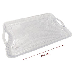 Bandeja Luxe rectangular 34.5x23cm 1ud