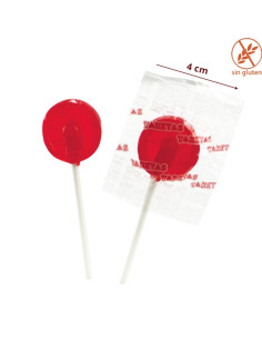 Piruletas Redondas sabor Cereza 150uds Jake Golosinas