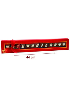 Estuche Bombones Letras "Te Quiero" 82gr Chocoday