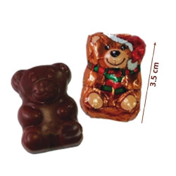 Osos de Chocolate de Navidad 100uds