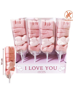 Brocheta Nubes Love 50gr 16uds Sidral