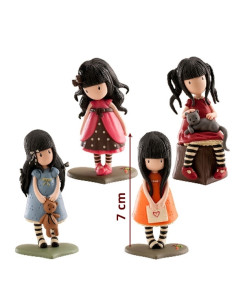 Muñecos Gorjuss 7cm 8uds Dekora para Mona de Pascua