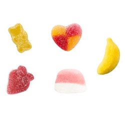 Chuches surtidas Favoritos Rosa Azúcar 1Kg Maxipack Haribo Golosinas
