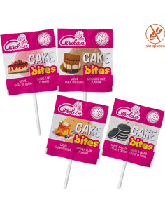 Piruletas con sabor a 4 Tartas 100uds Caramelos Cerdán