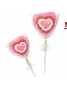 Piruletas Nubes Corazón Nubes 28gr 16uds Sidral