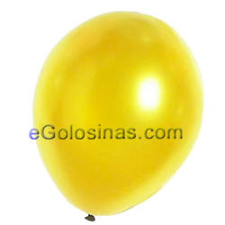 GLOBOS METALIZADO ORO 22cm 50uds