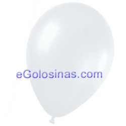 GLOBOS LATEX BLANCO 22cm 50uds