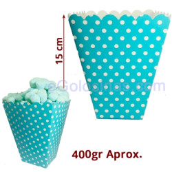 CAJA PALOMITAS AZUL MESA DULCE 3uds