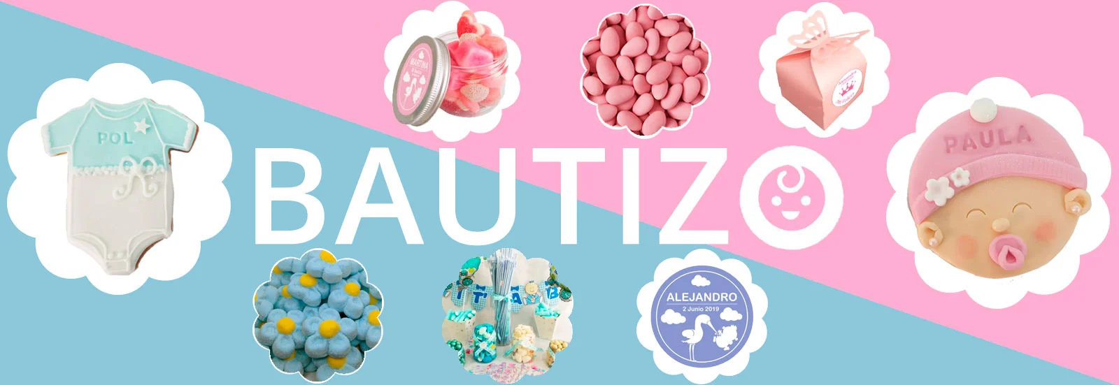 Chuches y Galletas Bautizo